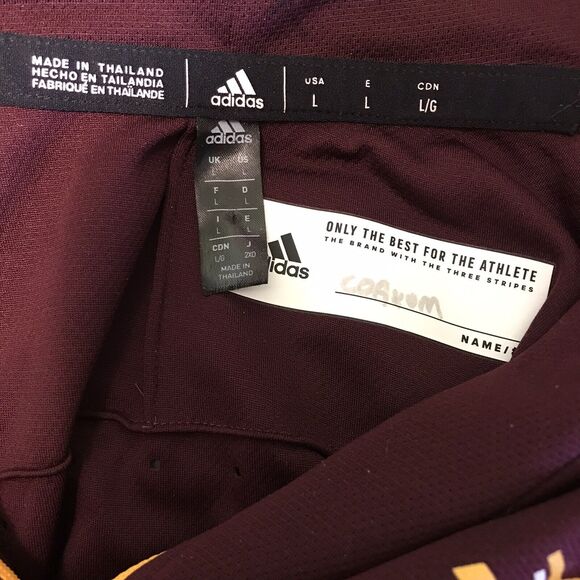 adidas Central Michigan Chippewas Adult Large 1/4 Zip LS Pullover Football NCAA - Picture 9 of 14